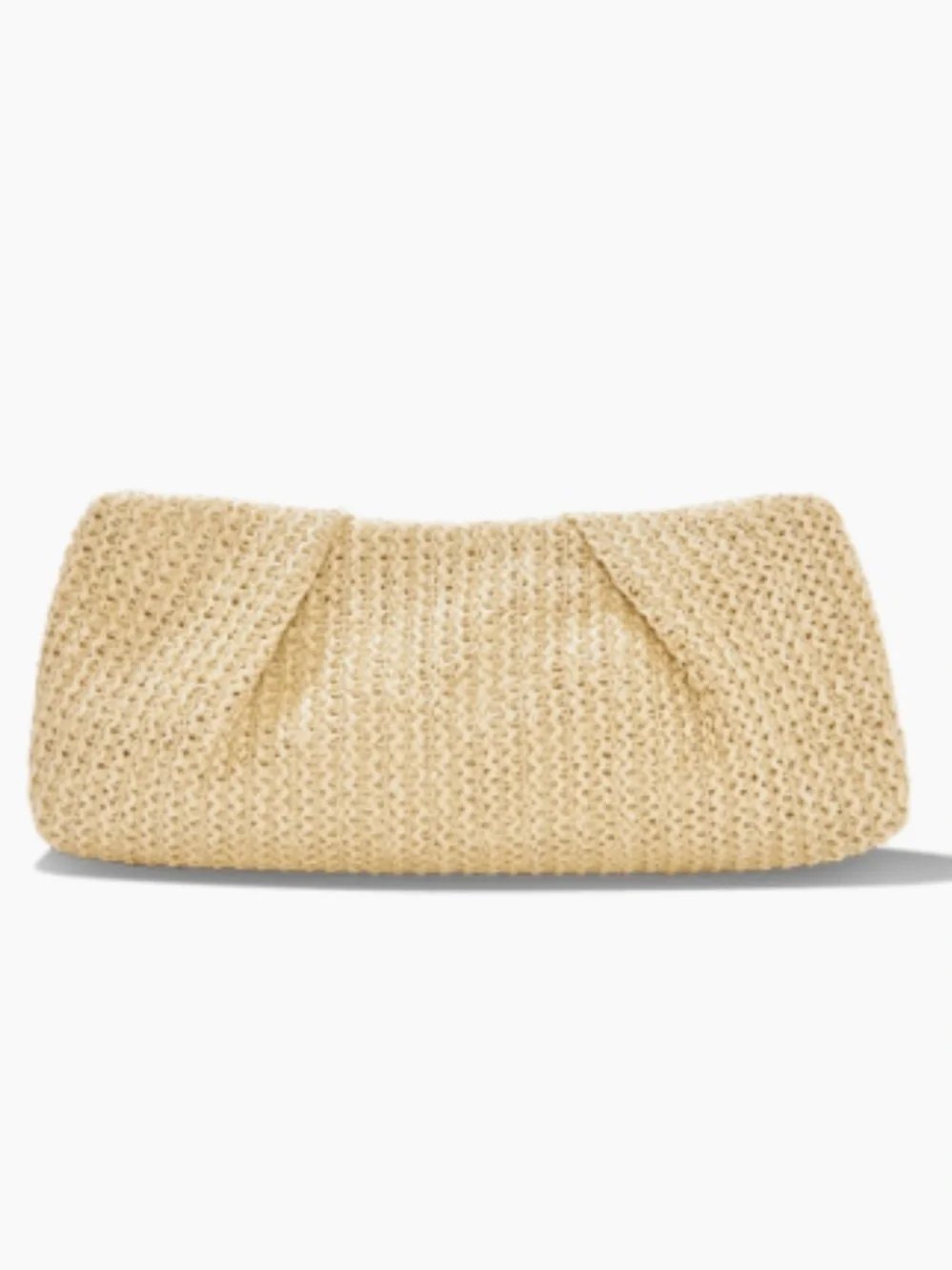 Capittana Oversized Raffia Clutch Crossbody Straw Bag NWT